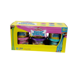 Play Doh - 6pk Super Stretch Cans